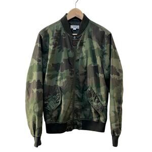 Wallace & Barnes Camouflage Camo Jacket Bomber Men's Small Military Utility